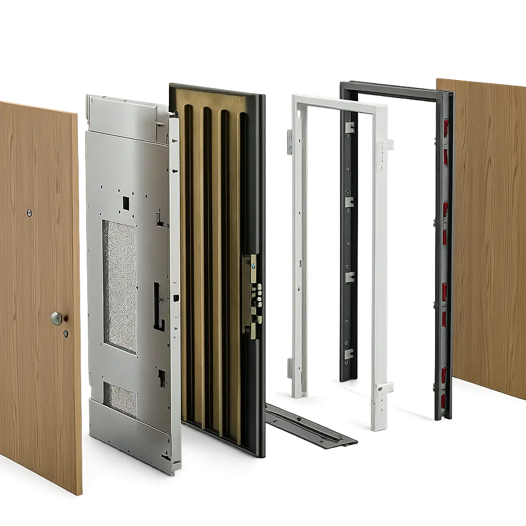Serratura per porta blindata con chiavi